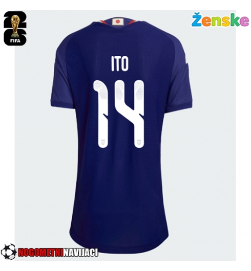 Ženske Nogometnih dresov Japonska Junya Ito #14 Domači SP 2026 Kratki rokavi Ženske Nogometnih dresov Japonska Junya Ito #14 Domači SP 2026 Kratki rokavi